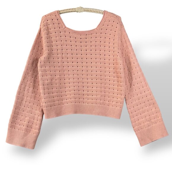 Roxy Pink Crew Neck Sweater - Picture 6 of 14
